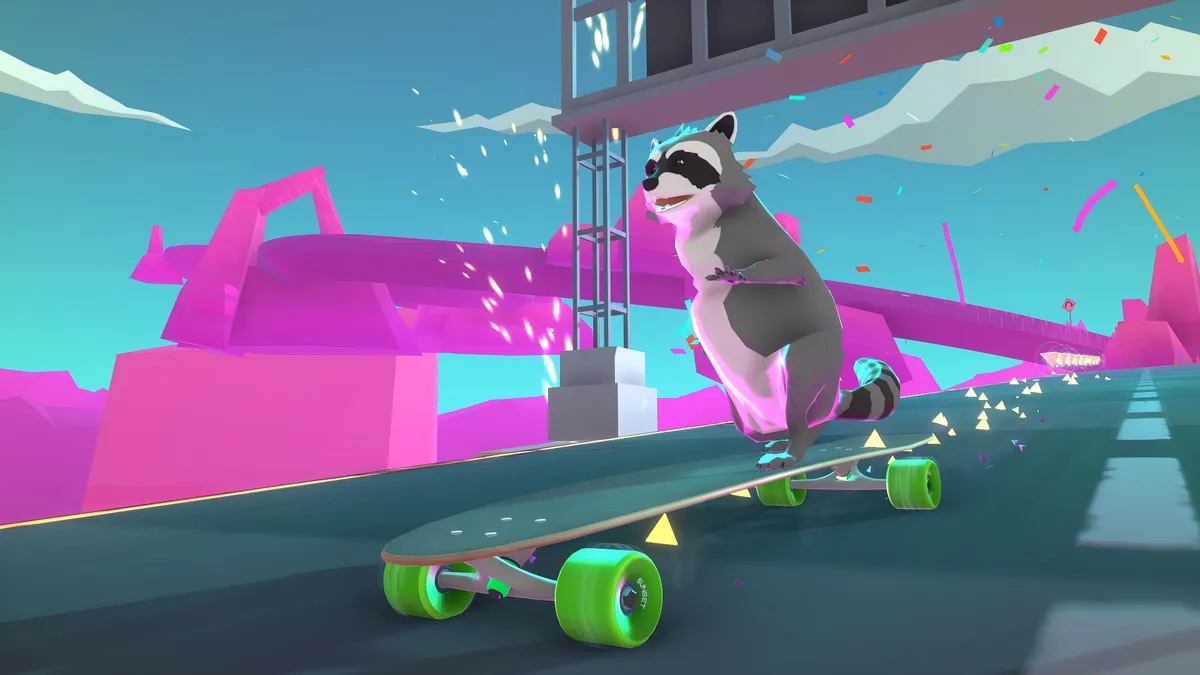 Tanuki Sunset gameplay screenshot and banner